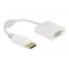 Adapteris DisplayPort 1.2 vīrišķais – VGA sievišķais DeLOCK 61007