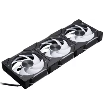 Phanteks D30 120mm ARGB PWM korpusa ventilatori - melns, 3 gab.