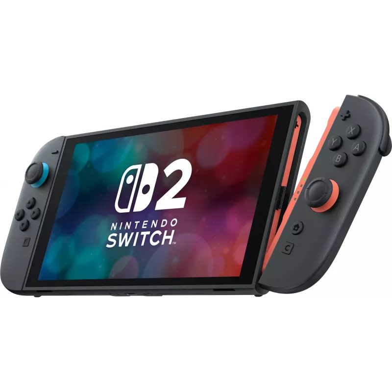 Nintendo Switch 2, Nintendo Switch 2, melns, Analog / Digital, D-pads, Home poga, Menu poga, Jauda poga, Taustiņi, LCD