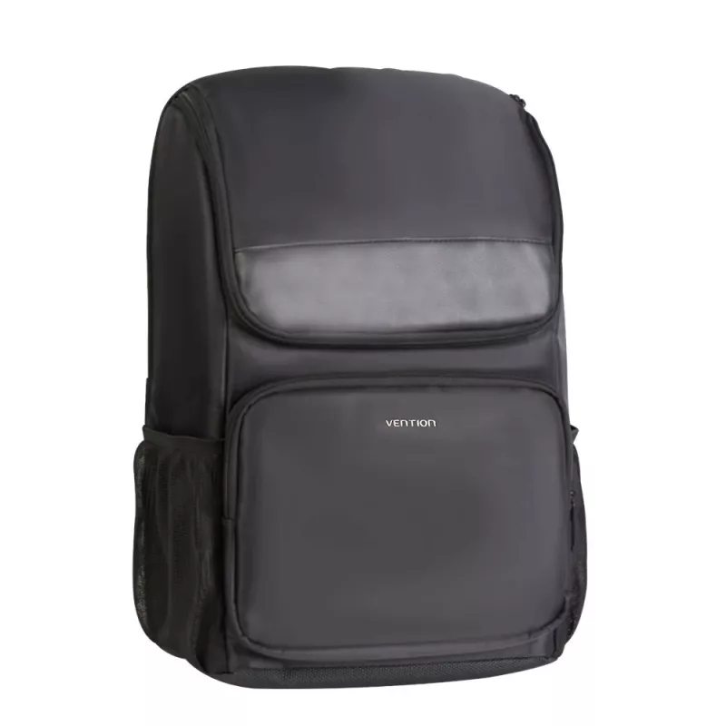 Mugursoma Vention KROB0 19 L kompakta plaukta mugursoma, PU, līdz 15,6 collu klēpjdatoram, 450×280×150 mm, melna