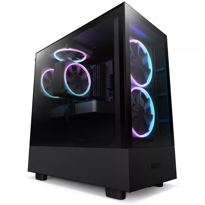 NZXT T120 RGB Procesora gaisa dzesētājs 12 cm Melns 1 gab.