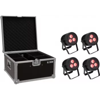 LED PAR gaismekļu komplekts EUROLITE 20000845 — 4×9 W, IP klase
