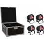 LED PAR gaismekļu komplekts EUROLITE 20000845 — 4×9 W, IP klase