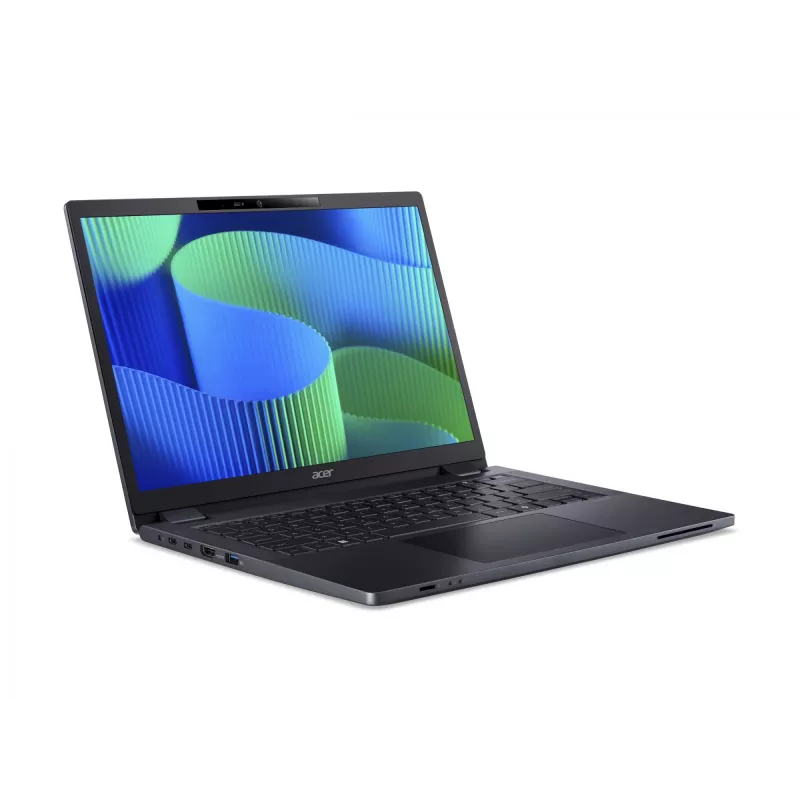Acer | TravelMate TMP414-53-G2-TCO-585Q | Slate blue | 14 collas | WUXGA | 1920 x 1200 pikseļi | Intel Core 5 | 120U | 16 GB | DDR5 | Cietvielu disks 256 GB | Intel Iris Xe