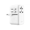 Fiksēts | Voyager 85W ceļojumu adapteris ES, Lielbritānijas un ASV/AUS kontaktligzdām, ar 4xUSB-C un 1xUSB izeju | Adapteris
