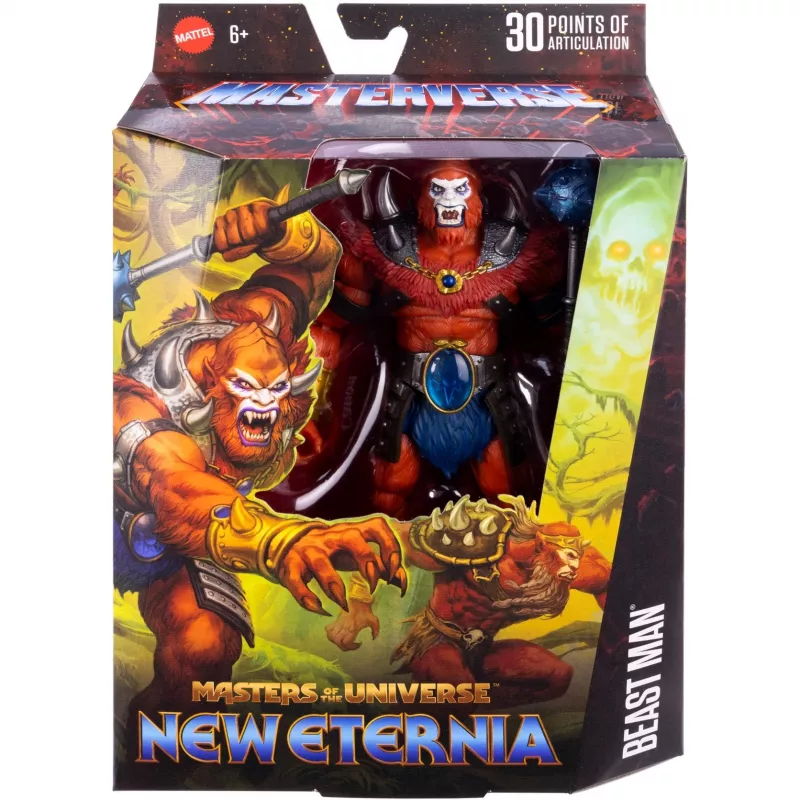 Darbības figūra MATTEL Masterverse Core Beast Man JBP80 – kolekcionējama pozējama figūra
