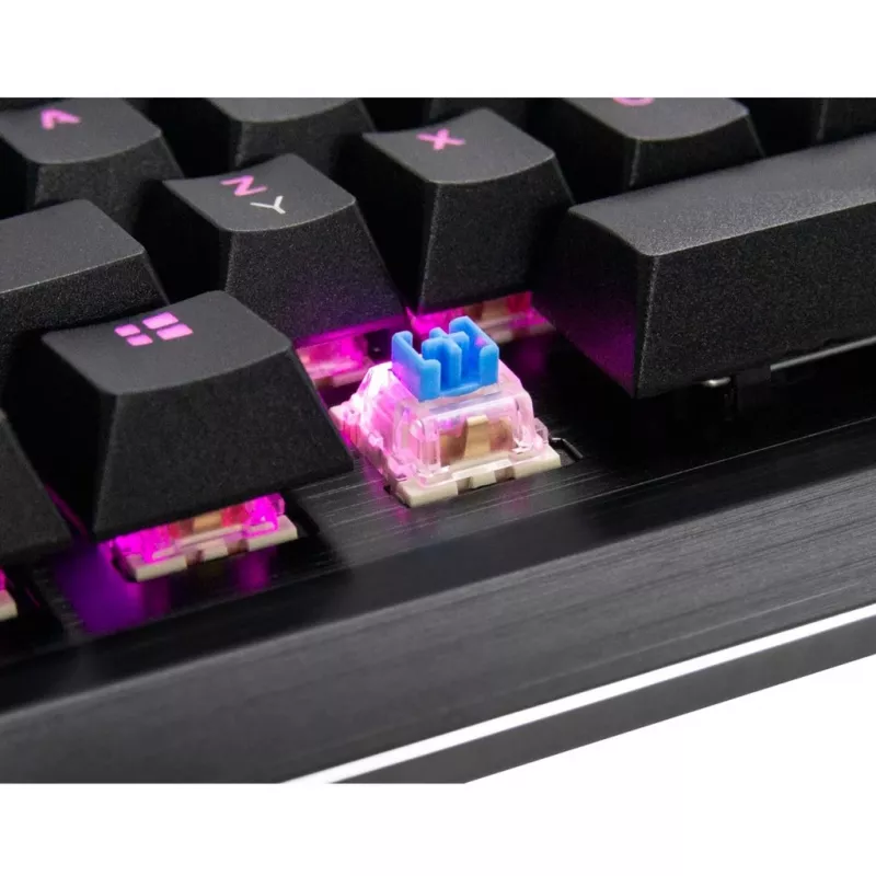 Inter-Tech NK-2000ME tastatūra USB QWERTZ melna (88884100)