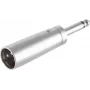 XLR uz 6,3 mm mono adapteris ShiverPeaks BS55030, XLR sieviešu uz 6,3 mm TS