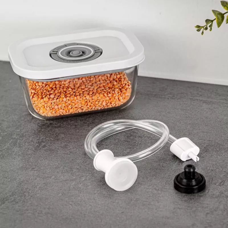 Rommelsbacher Vakuuma aizvākojamās sistēmas stikla trauku komplekts VCG 1, 3 gab. (350 ml, 670 ml, 1100 ml), caurspīdīgs