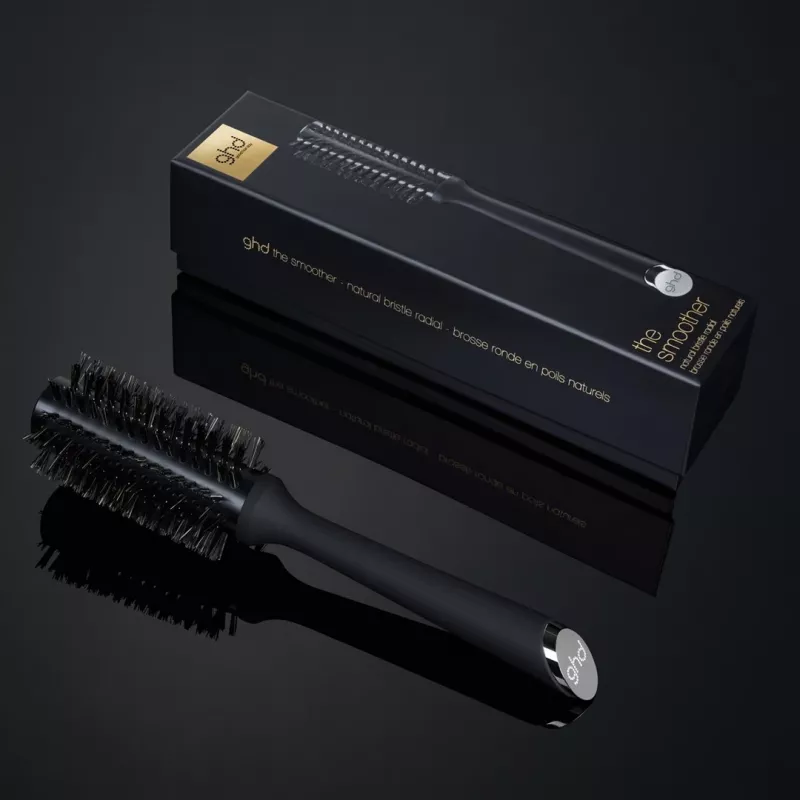 GHD Izmērs 2 apaļa matu suka melna