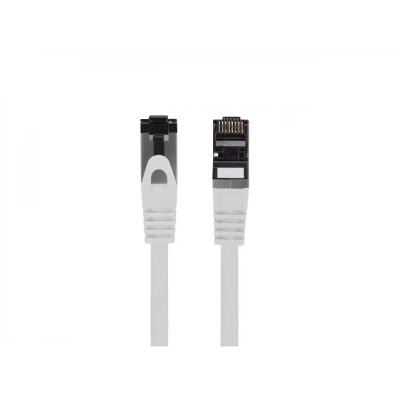Tīkla pieslēguma kabelis LANBERG Cat8 S/FTP (S-STP) RJ-45–RJ-45 Pelēks 0,5 m