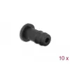 Putekļu aizsargs DeLOCK 60251 3,5 mm stereo ligzdai (mātīte) 10 gab. melns