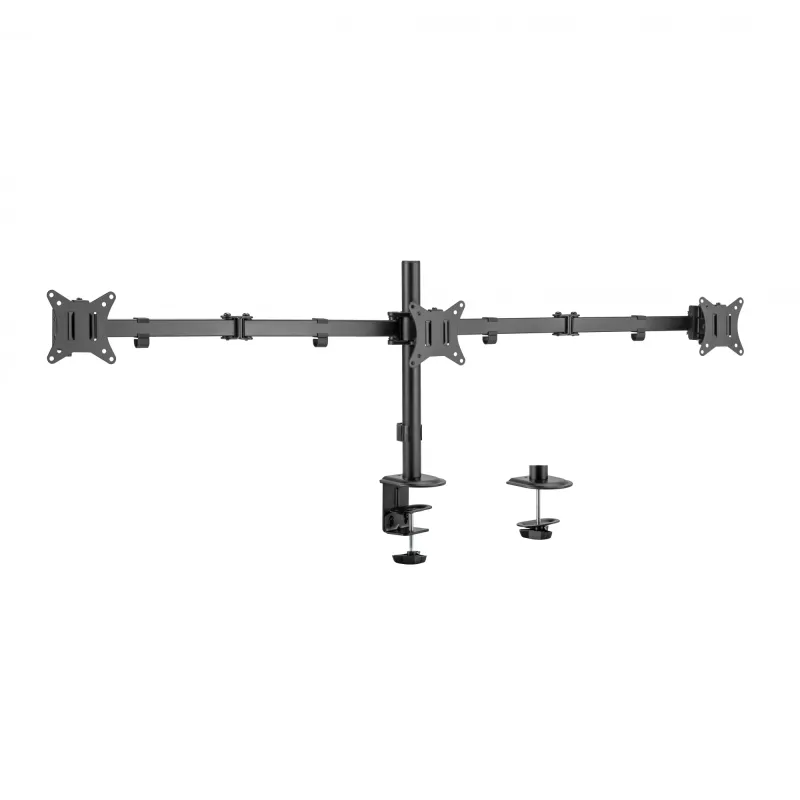 Monitora kronšteins SBOX LCD-352/3-2 13–27 collu ekrāniem, 3 sviras, maks. 9 kg katrai svirai, VESA 100x100