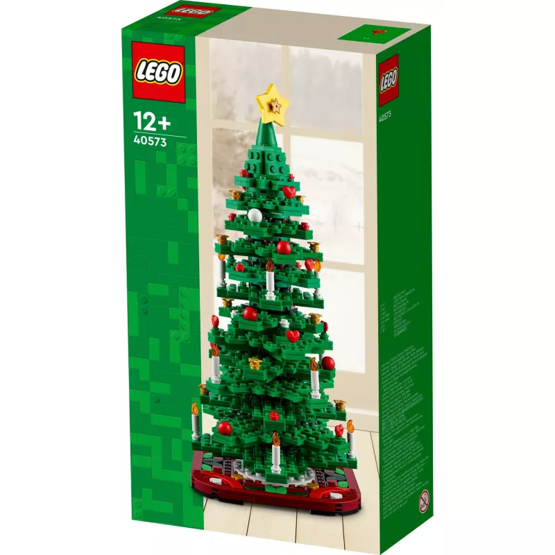 LEGO Ziemassvētku eglītes komplekts 40573 – sezonas dekoratīvais modelis, dekoratīva mini būve