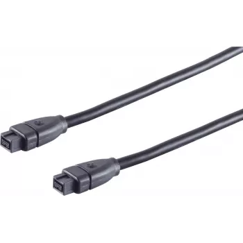 FireWire IEEE 1394b kabelis 9-pin uz 9-pin, 5,0 m, melns — Divers CO 77305