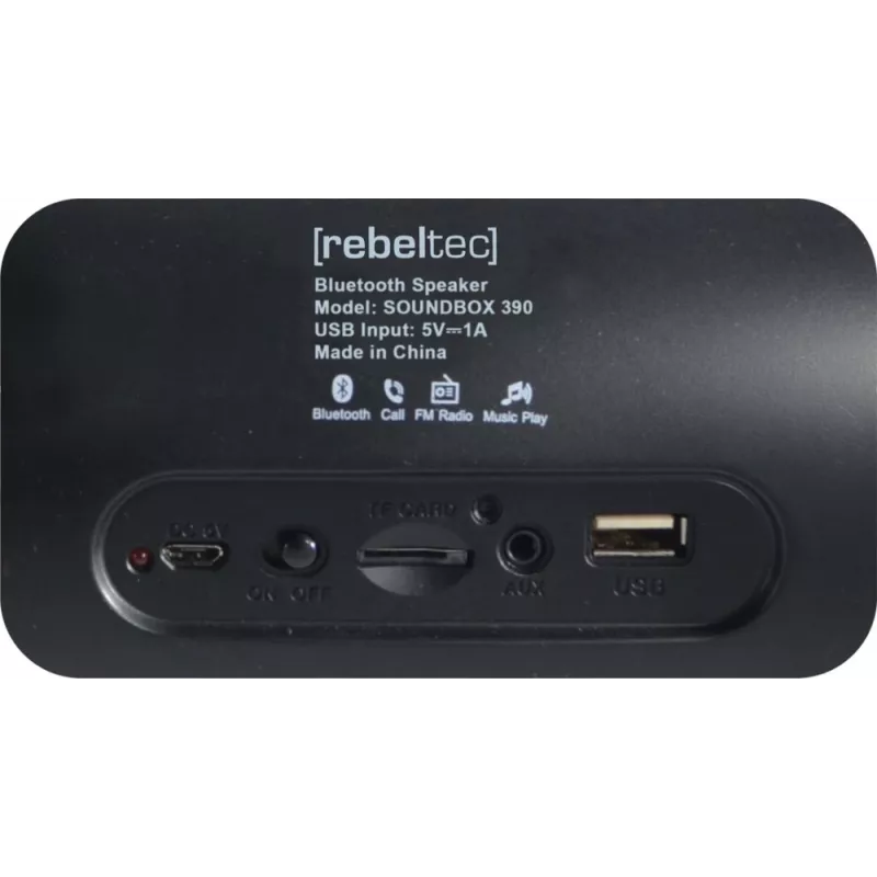 Mobilais skaļrunis Rebeltec SoundBox 390 Melns