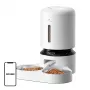 Pet feeder Aptel Granary with double bowl 5L, balta