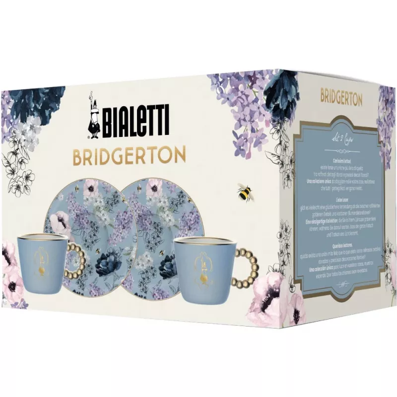 Bialetti Bridgerton for Espresso 2 gab. x 80 ml Zils
