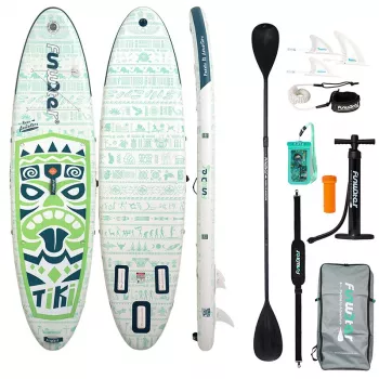 FunWater SUP airu dēlis SUPFW05D Tiki (zaļš)