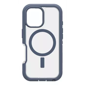 Otterbox OB Defnd Xtclear Apple IPHONE16 Mountain Storm - CLEAR/Zils (77-96064) Caurspīdīgs futrālis