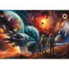 Mozaīkmīkla schmidt spiele Michele Farella 1000 gabali — Kosmisko krāsu krāšņums