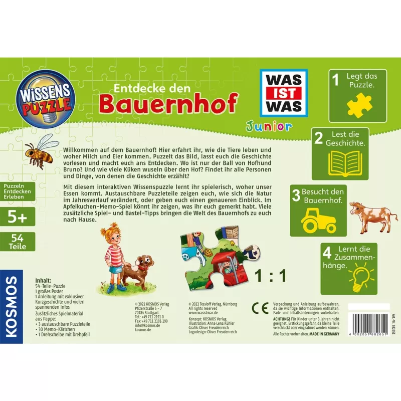 Kosmos 682651 puzzle Puzle 54 gab. Ferma