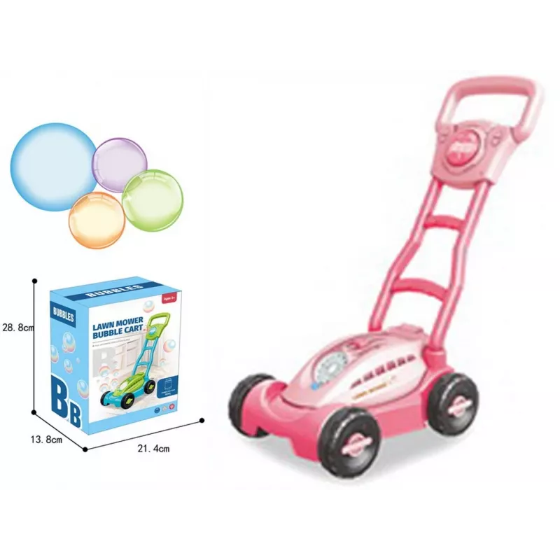 Playground ziepju burbuļu pļaujmašīna Madej 010763 — rozā gaisma