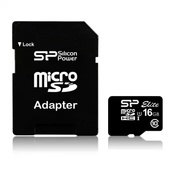 Silicon Power Elite atmiņas karte 16 GB MicroSDHC Class 10 UHS-I
