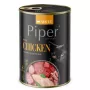 Mitrā kaķu barība Dolina Noteci Piper Animals ar vistu 400 g, pilnvērtīga barība pieaugušiem kaķiem, 11% olbaltumvielu, 5% tauku, 80% mitruma