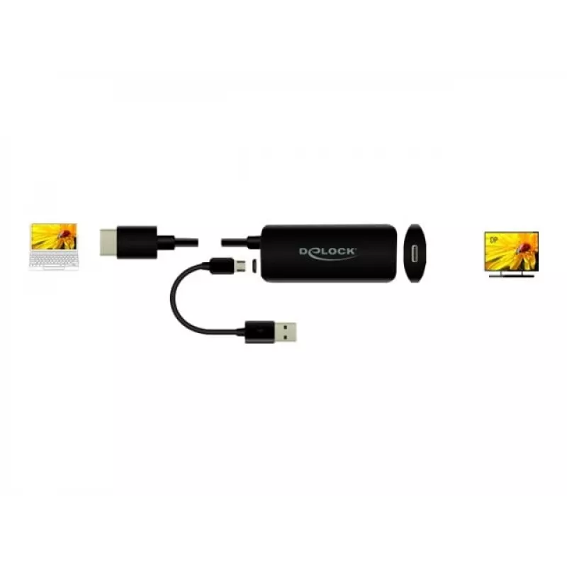 Adapteris HDMI-A spraudnis uz USB Type-C sievišķo DeLOCK 63251