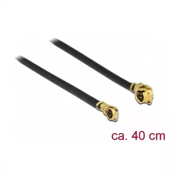 Koaksiālais kabelis DeLOCK 89650 0.4m MHF I-PEX MHF IV HSC MXHP32