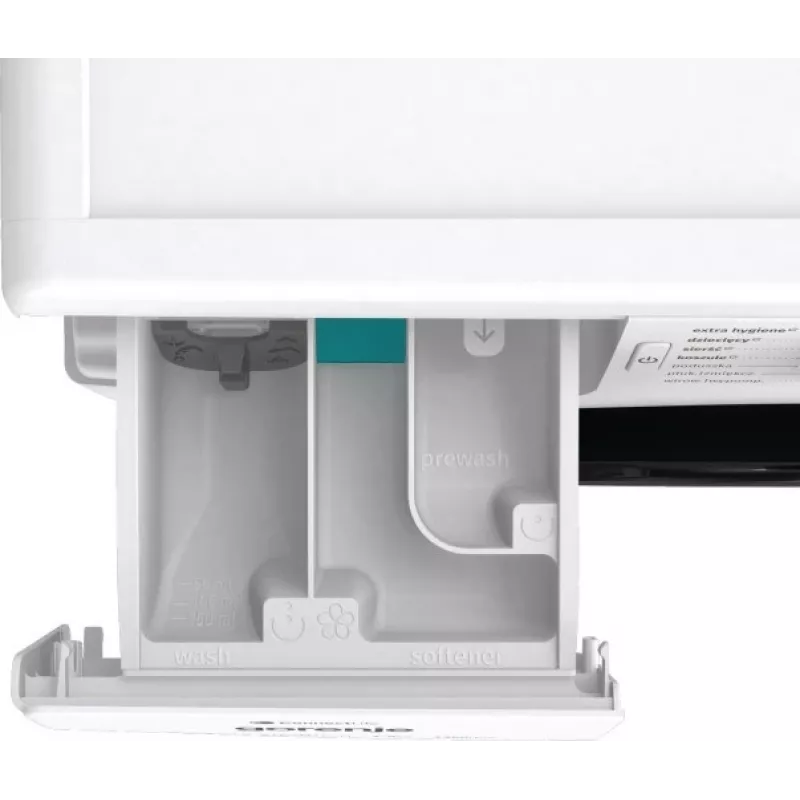 Brīvi stāvoša veļas mazgājamā mašīna Gorenje WPNEI84SASWIFI/PL 8 kg 1400 apgr./min WiFi balta, invertora motors