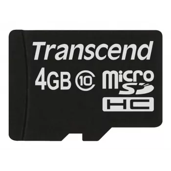 Transcend 4GB MicroSDHC Class 10 TS4GUSDC10 zibatmiņa