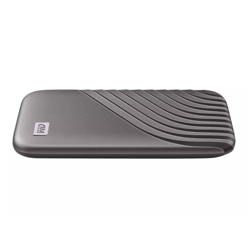 WD My Passport SSD WDBAGF0040BGY - SSD - šifrēts - 4 TB - ārējais (pārnēsājams) - USB 3.2 Gen 2 (USB-C savienotājs) - 256 bitu AES - pelēks