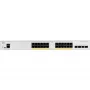 Cisco - Catalyst 1000-24P-4G-L - Slēdzis - pārvaldīts - 24 x 10/100/1000 (PoE+) + 4 x Gigabit SFP (augšupsaite) uzstādāms statīvā PoE+ (195 W)
