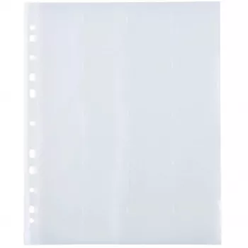 HERMA 7698 Fotophan diapozitīvu kabatas 5x5, 10 loksnes, caurspīdīgas/matētas
