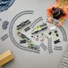 LEGO 60337 City Express pasažieru vilciena komplekts ar tālvadību, rotaļlietu dāvanas bērniem, zēniem un meitenēm ar strādājošiem priekšējiem lukturiem, 2 vagoniem un 24 sliežu ceļa gabaliem