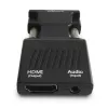 SAVIO CL-145 VGA uz HDMI pārveidotājs, audio, Full HD, melns