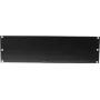 Rack Front Panel Omnitronic Z-19U Steel Melns 3U (3HE) for 19-inch Rack