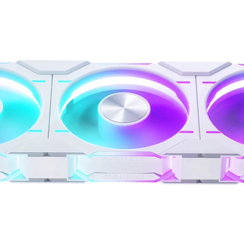 Ventilators Phanteks D30-120 12 cm balts 250-2000 RPM ar šķidruma dinamisko gultni