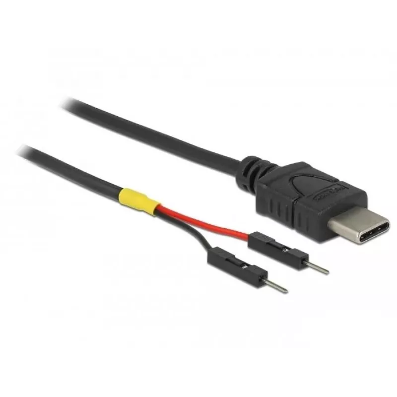 USB kabelis DeLOCK 85418 0.1 m USB C melns