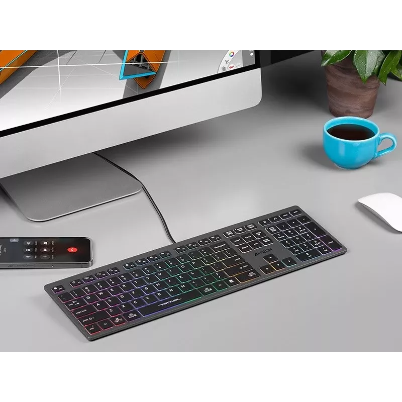 Vadu tastatūra A4Tech FSTYLER FX60H ar neona apgaismojumu