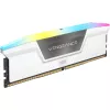 DIMM 32 GB DDR5-6400 (2x 16 GB) Dual-Kit, atmiņa balta, CMH32GX5M2B6400C32W, Vengeance RGB, INTEL XMP