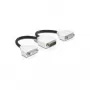 Video kabeļa adapteris DeLOCK 65281 DMS 2 x DVI 0,2 m Melns