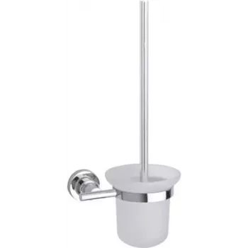 Tualetes birstes komplekts Tesa 40289 Metal Adhesive — pie sienas stiprināms, metāla turētājs, līmējams stiprinājums