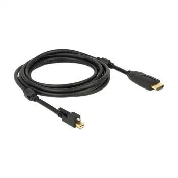 Video kabeļa adapteris DeLOCK 83731 Mini DisplayPort uz HDMI 3m Melns