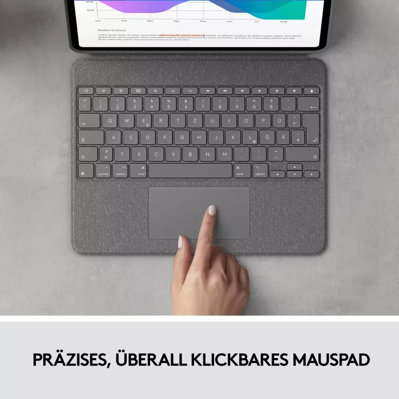Tastatūra ar vāciņu iPad Pro 12.9