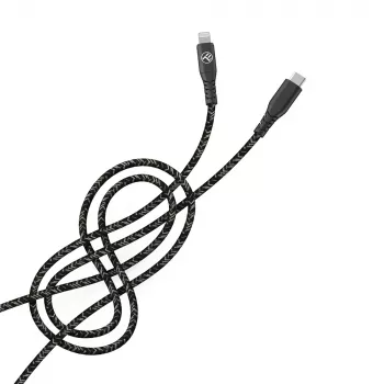 Datu kabelis Tellur Type-C uz Lightning 3A PD60W 1m — melns