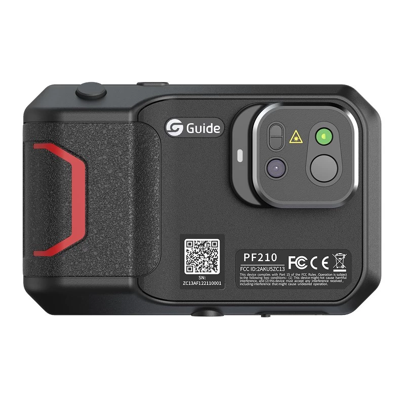 Termokamera Guide Sensmart PF210 256×192 px, 3.5 collu LCD, 25 Hz, -20–550 °C, 16 GB, Wi‑Fi, USB‑C