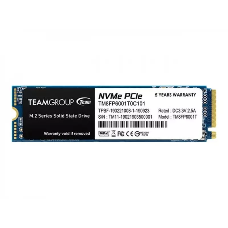 SSD disks Team Group 1 TB M.2 PCI Express 3.0 NVMe MP33